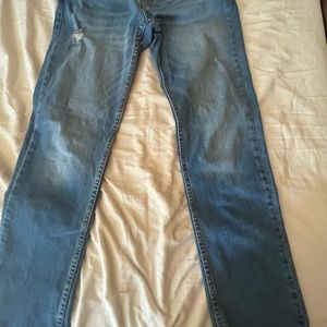 hollister 29x30 medium wash slim straight leg  jeans